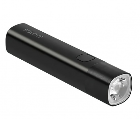 Xiaomi Solove X3S Portable Flashlight Power Bank Black