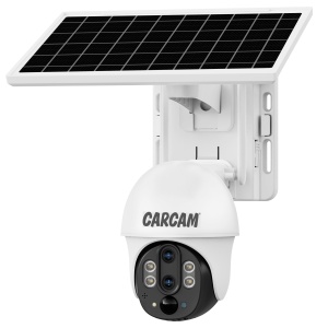 CARCAM 3MP Solar Outdoor PTZ 10xZoom Dual Lens Camera V380P9DL-4G