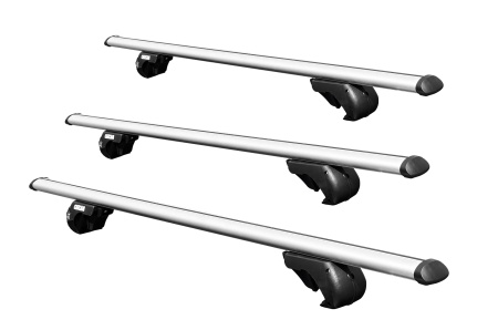 Купить Багажник на рейлинги CARCAM ROOF RAIL 1350 мм 3 поперечины (CC8706) Silver