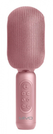 Купить Беспроводной Bluetooth микрофон с караоке Mivo MK-007 Pink