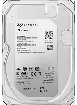 Купить Жесткий диск Seagate Skyhawk ST8000VX004, 8ТБ, HDD, SATA III, 3.5"
