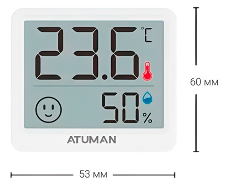 Купить Xiaomi ATuMan TH Mini Thermo-Hygrometer