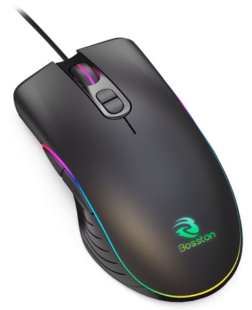 Купить Bosston Wired Gaming Mouse M710 Black