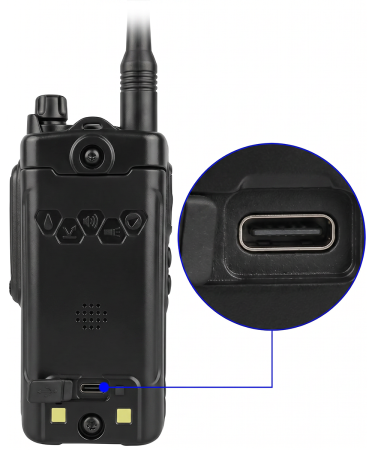 Купить Baofeng UV-98 Pr 8W VHF/UHF IP68 Type-C