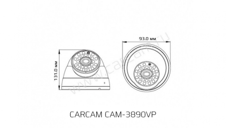 CARCAM CAM-3890VP