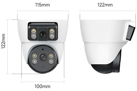 Купить Xiaomi Xiaovv Dual Lens Dome PTZ camera BQ3 ( XVV-3640G-BQ3)
