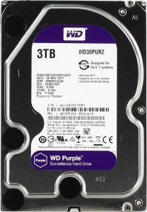 WD Purple WD30PURZ, 3ТБ, HDD, SATA III, 3.5"