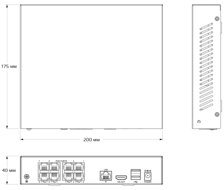 Купить CARCAM 9CH NVR3109 POE