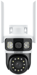 Купить CARCAM 4MP Outdoor PTZ Triple View Camera V380BP7-WIFI