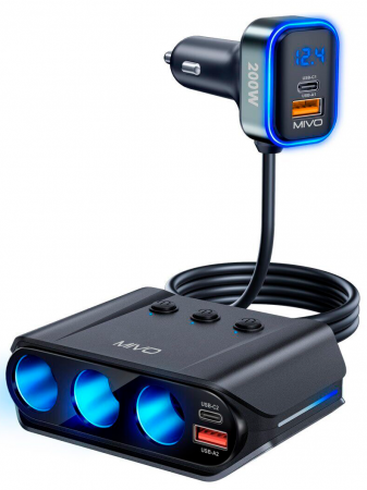 Купить Автомобильный разветвитель прикуривателя Mivo MU-301