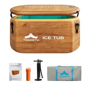 Купить Надувная ледяная ванна Tonorth Inflatable Ice Tub 136x76x62cm 460L (TS-MCP02) Wood