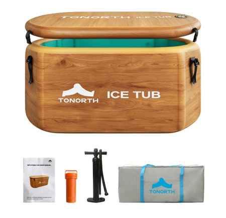 Купить Надувная ледяная ванна Tonorth Inflatable Ice Tub 136x76x62cm 460L (TS-MCP02) Wood