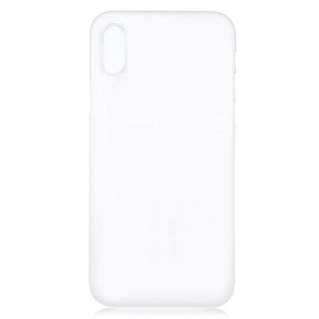 Чехол для iPhone X / XS силиконовый плотный 1mm прозрачный