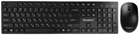 Купить Bosston Wireless Keyboard and Mouse Combo (WS820) Black