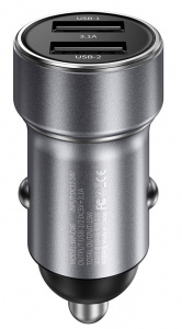 Wekome StarRoad Series Vieyie Dual-USB Car Charger 15W (WP-C46) Silver