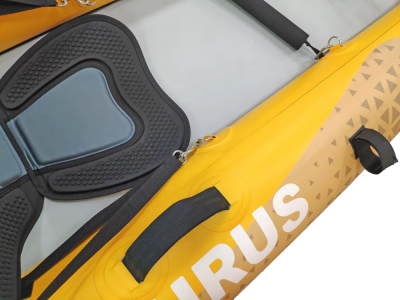 Tourus Inflatable Kayak 328×85×23cm Yellow and Grey, TS-K01