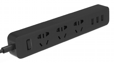 Xiaomi Mi Power Strip 3 Sockets (XMCXB01QM) Black