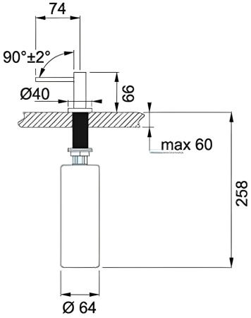 Купить Dominion Дозатор Для Мыла (L011-GA) Графит