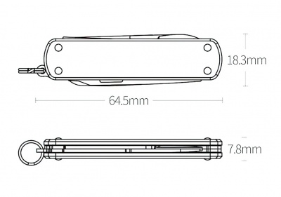 Xiaomi NexTool Multifunctional Knife Olive Drab (KT5026G/NE0143)