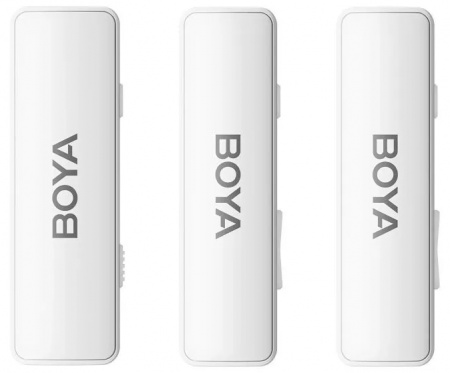 Купить Boya Multi-Compatible 2.4 GHz Dual-Channel Wireless Microphone System (BOYALINK-W) White