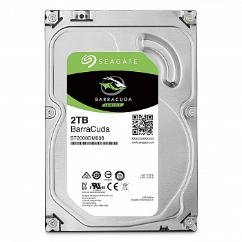 Купить Жесткий диск Seagate Barracuda ST2000DM008, 2ТБ, HDD, SATA III, 3.5"