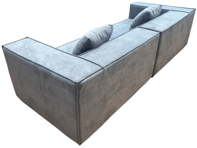 Купить Frameless Foam Sofa Bed 260x100x62 cm. (T-012) Blue Grey