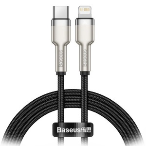 Baseus Cafule Series Metal Data Cable Type-C to iP PD 20W 1m Black (CATLJK-A01)