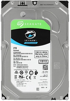 Купить Жесткий диск Seagate Skyhawk ST2000VX008, 2ТБ, HDD, SATA III, 3.5"
