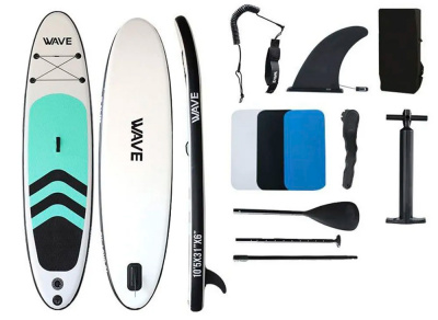 Kesser Inflatable SUP Board 320*78*15 Wave White/Light-green