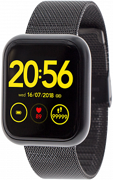 Купить Часы CARCAM SMART WATCH GT1 - BLACK, Черный металл