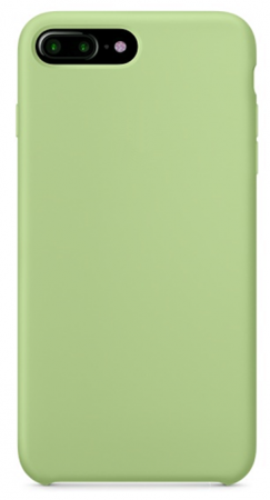 Чехол для iPhone 8 plus Silicon Case зелёный