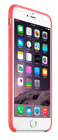 Чехол для iPhone 8 plus Silicon Case красный