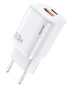 Купить Wekome Fast Charging PD+QC 33W GaN Charger A+C (WP-U140) White