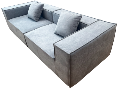 Купить Frameless Foam Sofa Bed 260x100x62 cm. (T-012) Blue Grey