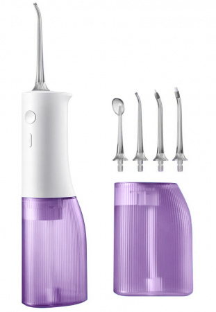 Купить Ирригатор Xiaomi W3 Pro Purple (4 насадки + ополаскиватель)