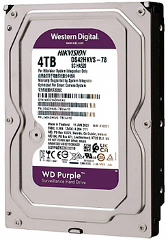 Купить Жесткий диск WD HDD 4TB, SATA III, 3.5" For Hikvision (WD42HKVS)