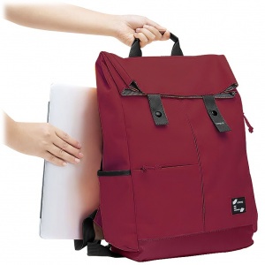 Xiaomi 90 Points Vibrant College Casual Backpack Dark Red