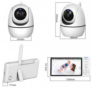 Купить CARCAM Wireless Baby Monitor PTZ Camera (BMC501)