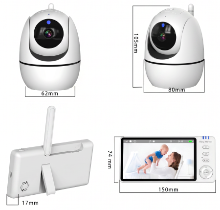 Купить CARCAM Wireless Baby Monitor PTZ Camera (BMC501)