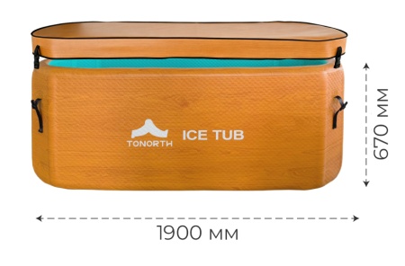 Купить Надувная ледяная ванна Tonorth Inflatable Ice Tub 190x76x67cm 668L (TS-MCP04) Wood