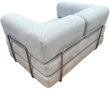 Купить Frameless Foam Sofa Bed 150x100x70 cm. (T-007) Light Grey