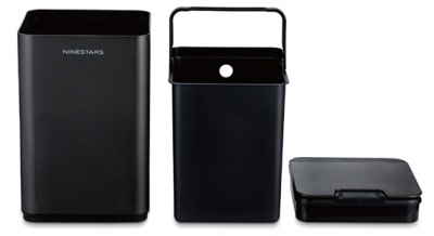 Xiaomi Ninestars Waterproof Sensor Trash Can 10L Black (DZT-10-35S)