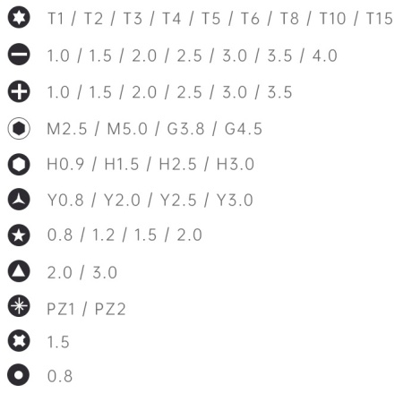 Купить JAKEMY Screwdriver Toolkit (JM-8180A)