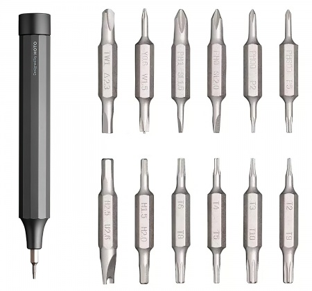 Купить Отвёртка  Xiaomi Hoto Precision Screwdriver Kit 24 in 1 Grey (QWLSD004)