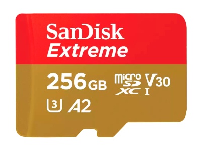 SanDisk Extreme 256GB microSDXC UHS-I (SDSQXAV-256G-GN6MN)
