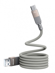 Купить Wekome Magneto Series Magnetic Data Cable USB A to Type-C 1m 66W (WDC-45) Grey