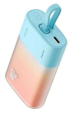 Купить Xiaomi Baseus Pocket Fast Charging Power Bank Lighting 5200 mAh (PPKDC05L) Orange