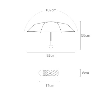 Купить Xiaomi Zuodu Fashionable Umbrella Purple