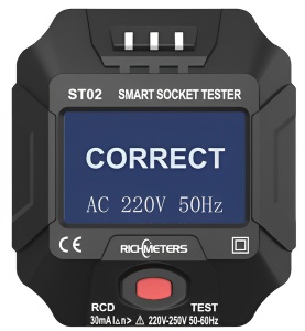 RichMeters ST02 Тестер розеток