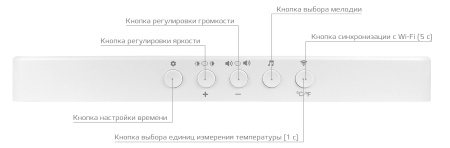 Купить CARCAM Tuya WiFi Temperature and Humidity Sensor with Clock Function SZ-01T